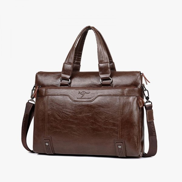 Leather Shoulder Business Briefcase