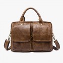 Crocodile Leather Laptop Bag