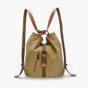 Preppy Vintage Canvas Women Backpack