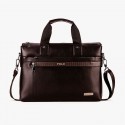 Casual Briefcase Leather Bag Men