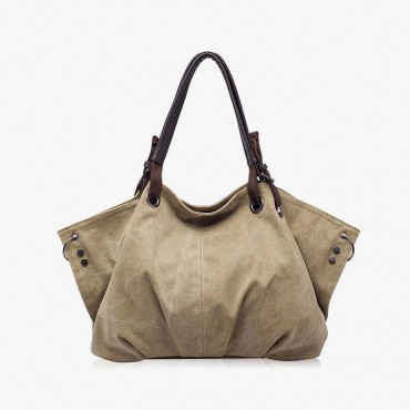 High Quality Hobo Canvas Handbag Women