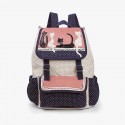 Fashion Multicolored Lady Cat Backpack