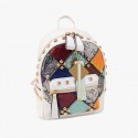 Patchwork School Panelled Backpack