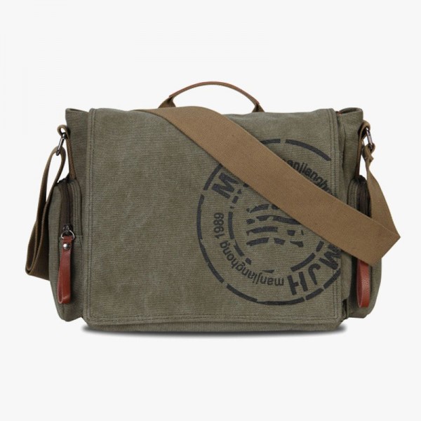 Vintage Messenger Canvas Bag