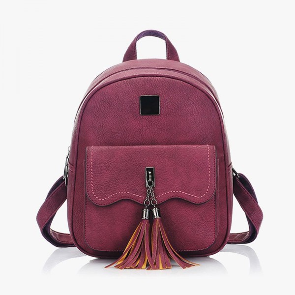 Women Vintage Leather Backpack