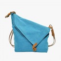 Crazy Horse Canvas &#038; Leather Messenger Bag