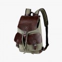 Rucksack Canvas &#038; Microfiber Leather Backpack