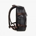 External USB Charge Leather Backpack