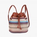 Fashion Straw Canvas Handbag Women